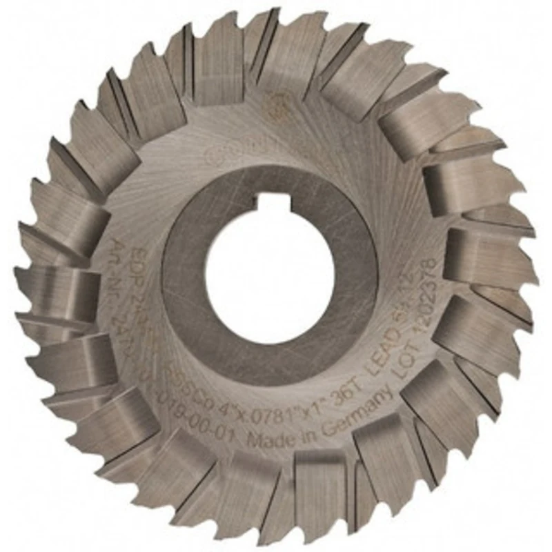 Controx-Neuhauser 4 Diam x 0.0781 Thick Staggered Tooth Side Chip Saw 1 Arbor Hole Diam, Cobalt, Uncoated, 36 Teeth, ...